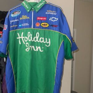 NASCAR vintage embroidery shirt